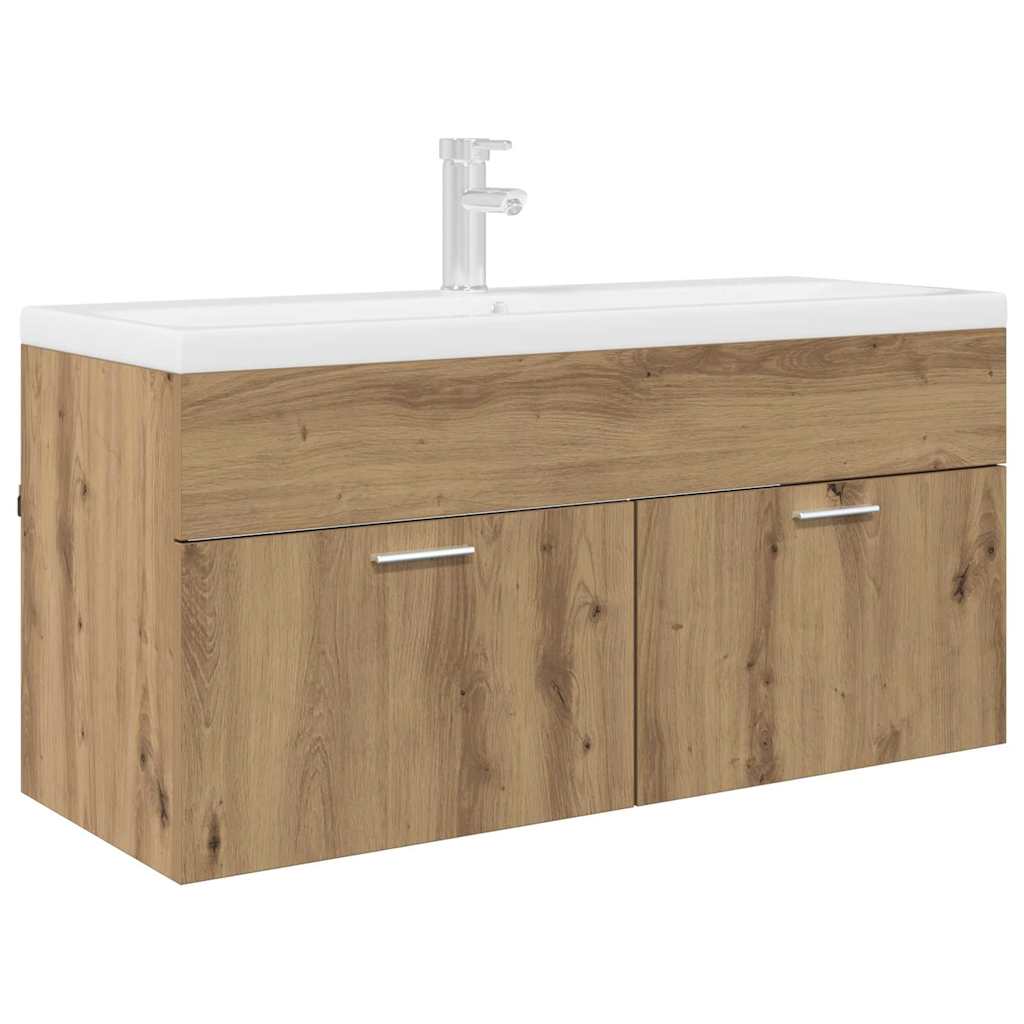 Skříňka Pod Umyvadlo Artisanový Dub Kompozitní Dřevo