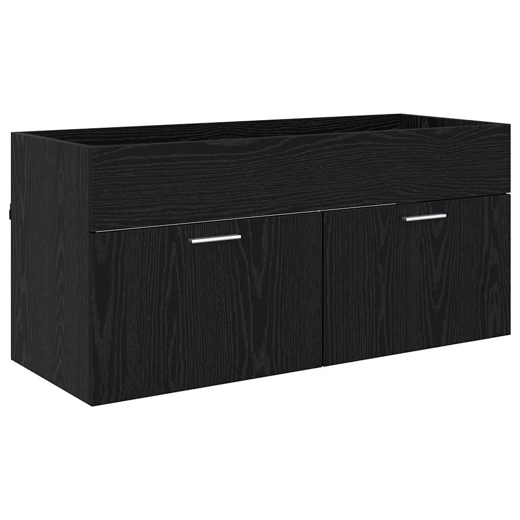 Skříňka Pod Umyvadlo Černý Dub Kompozitní Dřevo