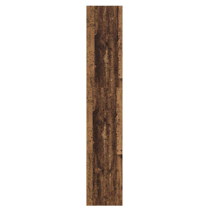 Knihovna 5 Úrovní 60 X 30 X 166 Cm Kompozitní Dřevo Staré Dřevo