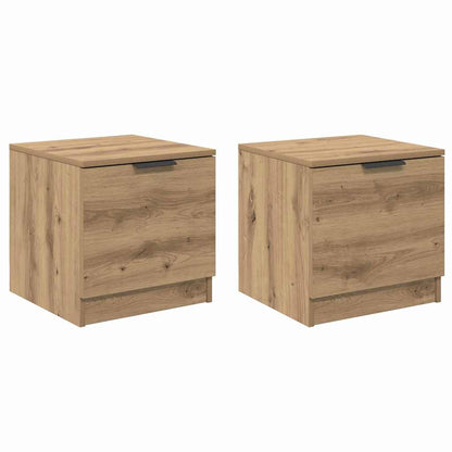 Zásuvka Pod Postel 2 Ks Artisanový Dub 40 X 39 X 40Cm