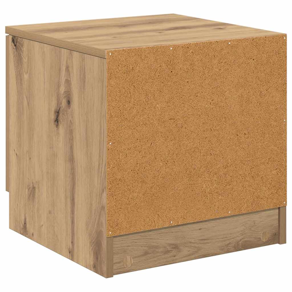 Zásuvka Pod Postel 2 Ks Artisanový Dub 40 X 39 X 40Cm