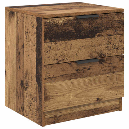 Noční Skříňka 2 Ks Staré Dřevo 45 X 39 X 50Cm Kompozitní Dřevo