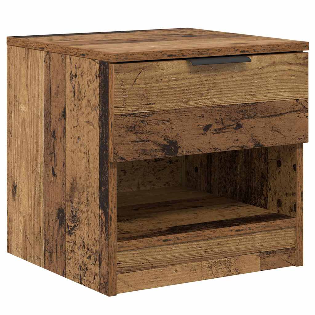 Zásuvka Pod Postel 2 Ks Staré Dřevo 40 X 39 X 40Cm