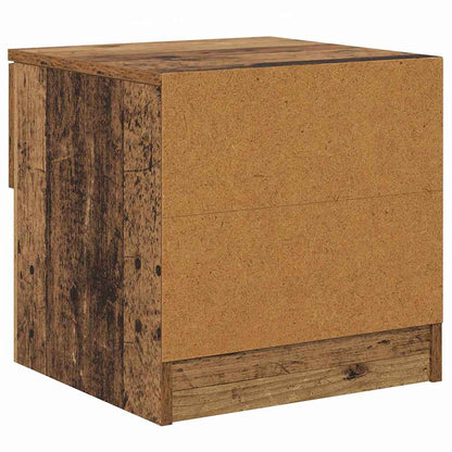 Zásuvka Pod Postel 2 Ks Staré Dřevo 40 X 39 X 40Cm