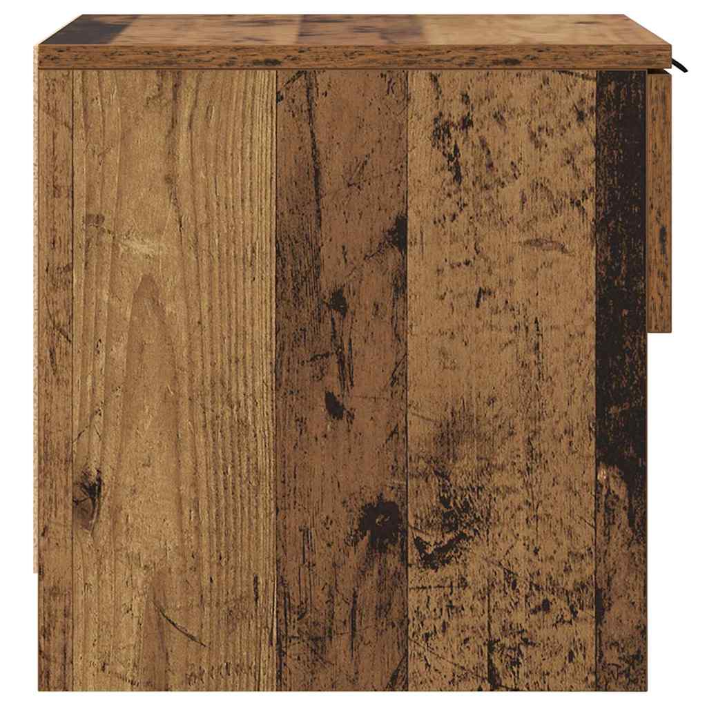 Zásuvka Pod Postel 2 Ks Staré Dřevo 40 X 39 X 40Cm