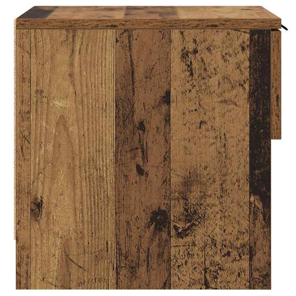 Zásuvka Pod Postel 2 Ks Staré Dřevo 40 X 39 X 40Cm