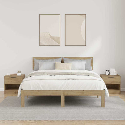 Zásuvka Pod Postel 2 Ks Artisanový Dub 40 X 39 X 40Cm