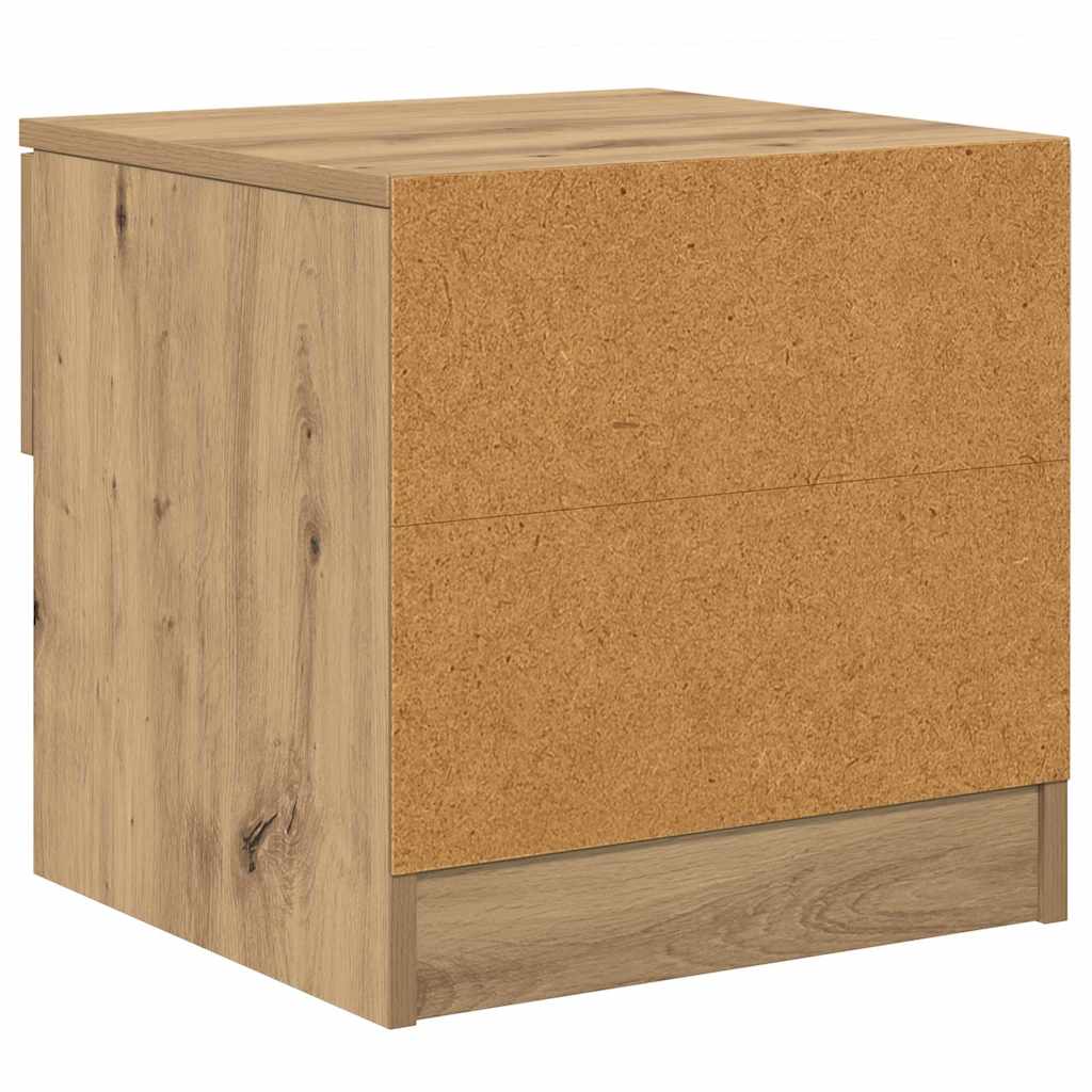 Zásuvka Pod Postel 2 Ks Artisanový Dub 40 X 39 X 40Cm