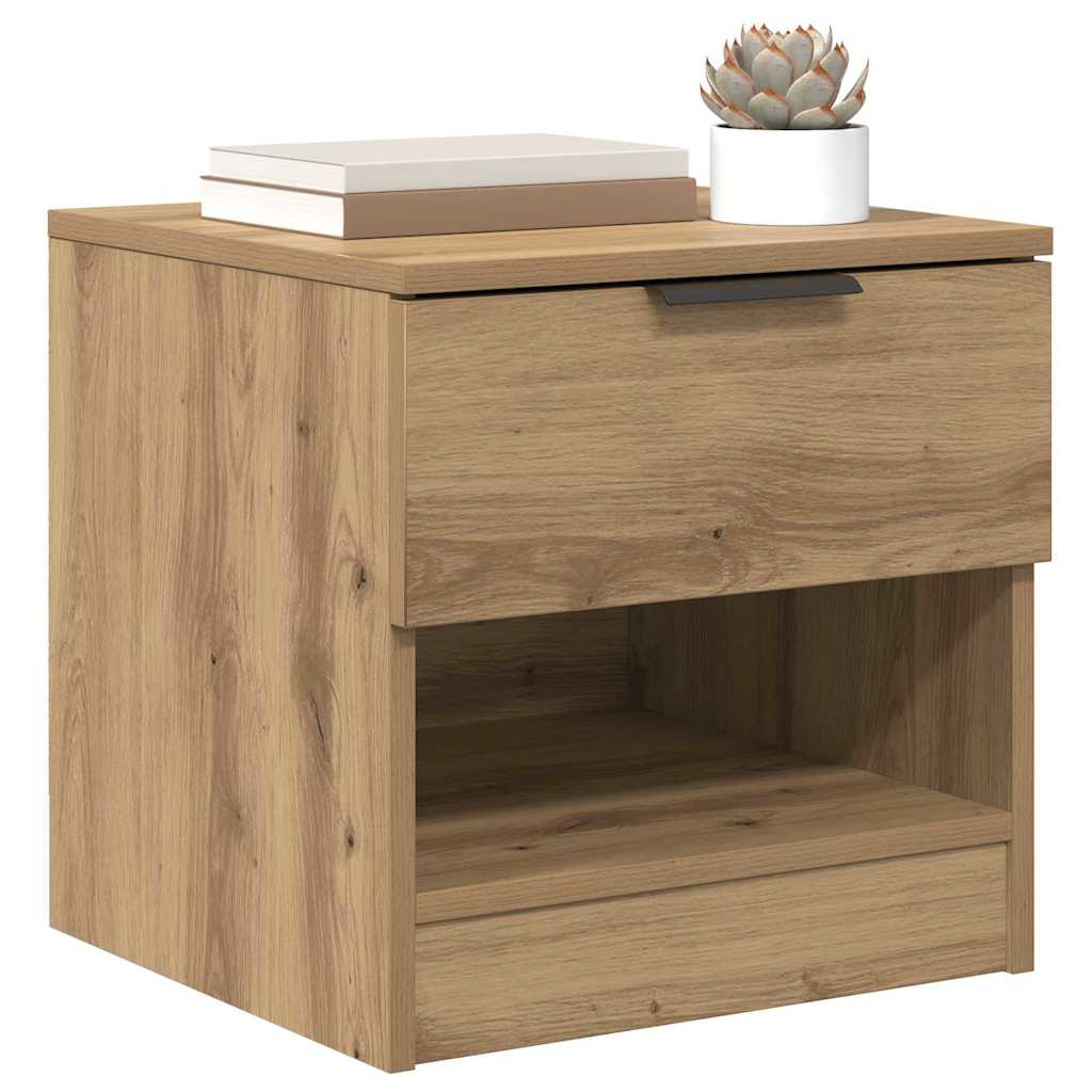 Zásuvka Pod Postel 2 Ks Artisanový Dub 40 X 39 X 40Cm
