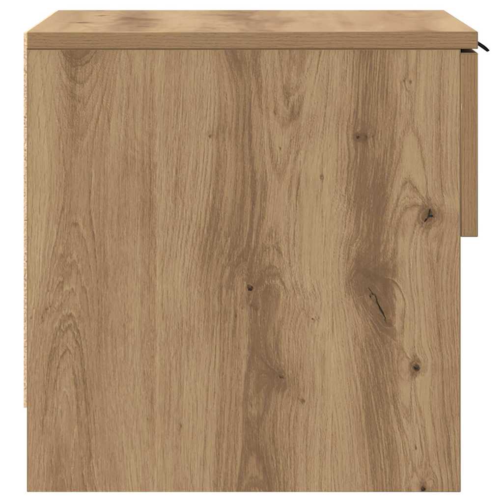 Zásuvka Pod Postel 2 Ks Artisanový Dub 40 X 39 X 40Cm