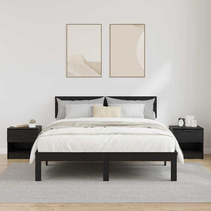 Zásuvka Pod Postel 2 Ks Černý Dub 40 X 39 X 40Cm