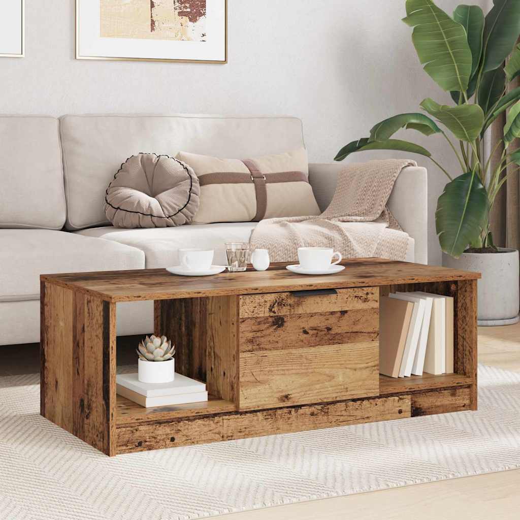 Konferenční Stolek Staré Dřevo 102 X 50 X 36 Cm