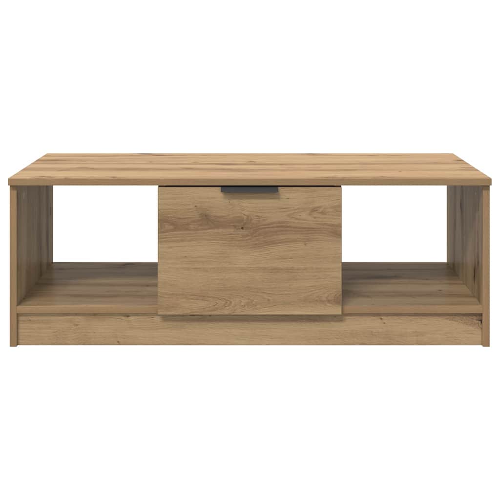 Konferenční Stolek Artisanový Dub 102 X 50 X 36 Cm