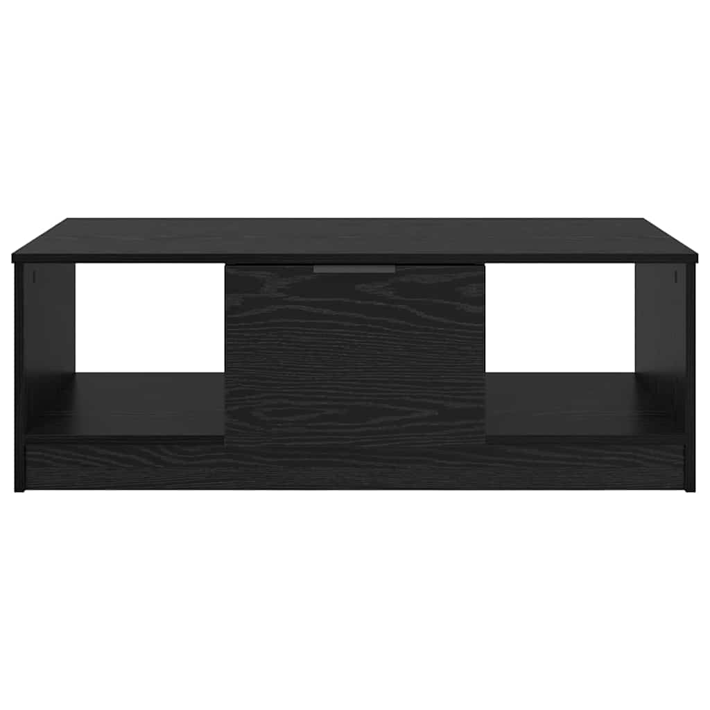 Konferenční Stolek Černý Dub 102 X 50 X 36 Cm Kompozitní Dřevo