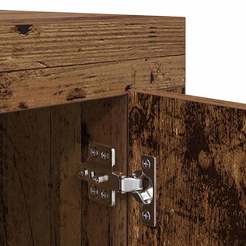 Televizní Skříň 102 X 35 X 45 Cm Staré Dřevo Kompozitní Dřevo