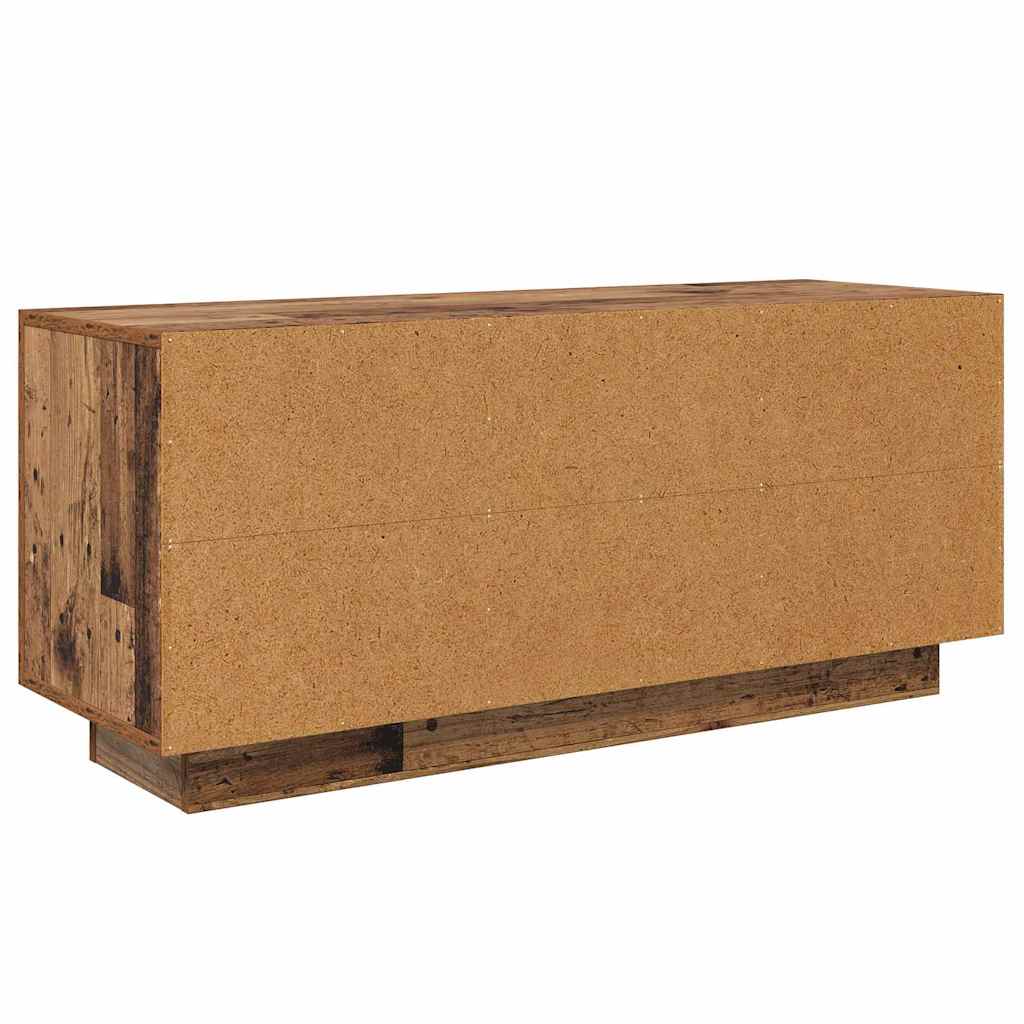 Televizní Skříň 102 X 35 X 45 Cm Staré Dřevo Kompozitní Dřevo