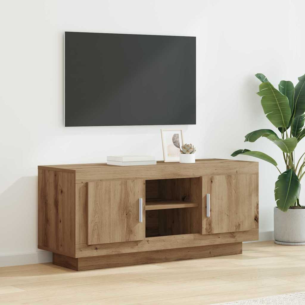 Televizní Skříň 102 X 35 X 45 Cm Artisanový Dub