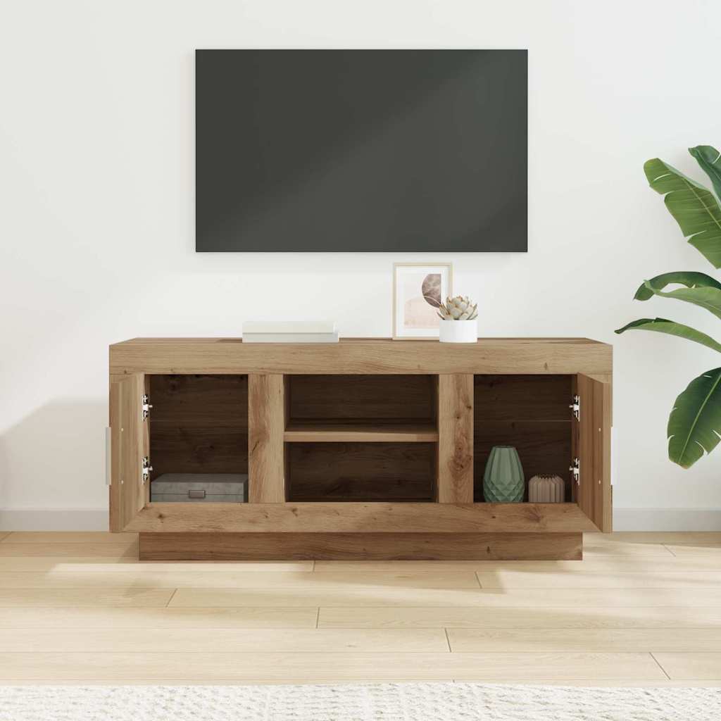Televizní Skříň 102 X 35 X 45 Cm Artisanový Dub