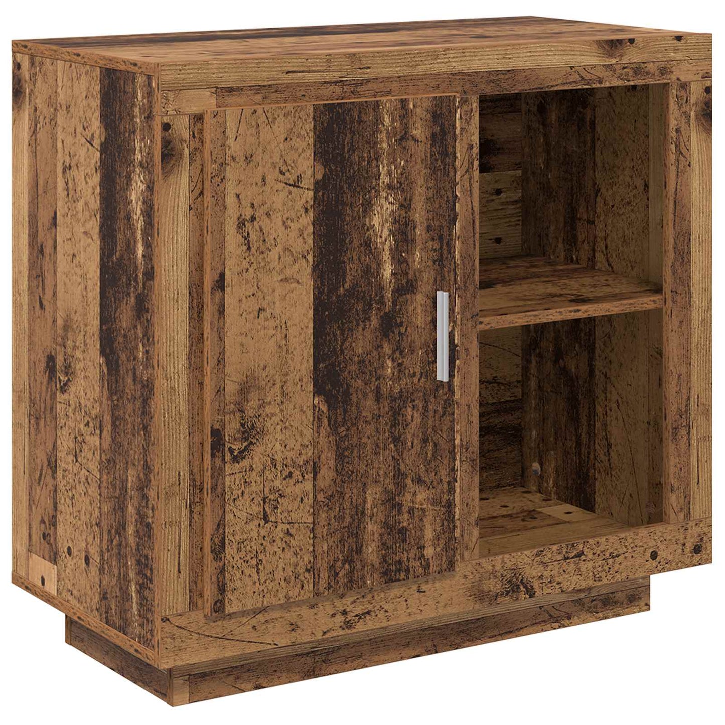 Servírovací Skříň Staré Dřevo 80 X 40 X 75 Cm Kompozitní Dřevo
