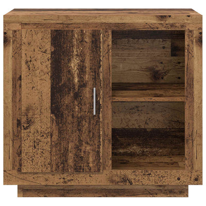 Servírovací Skříň Staré Dřevo 80 X 40 X 75 Cm Kompozitní Dřevo