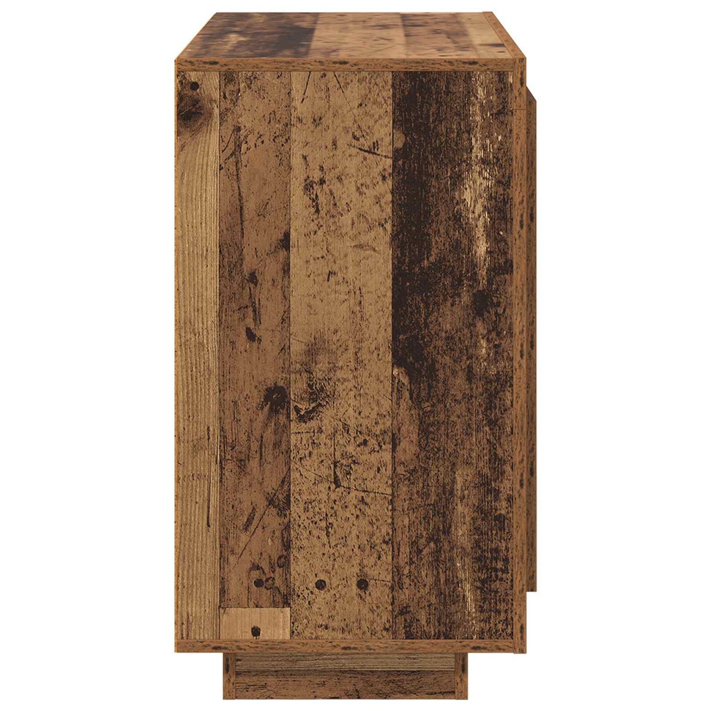 Servírovací Skříň Staré Dřevo 80 X 40 X 75 Cm Kompozitní Dřevo