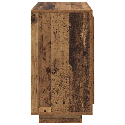 Servírovací Skříň Staré Dřevo 80 X 40 X 75 Cm Kompozitní Dřevo