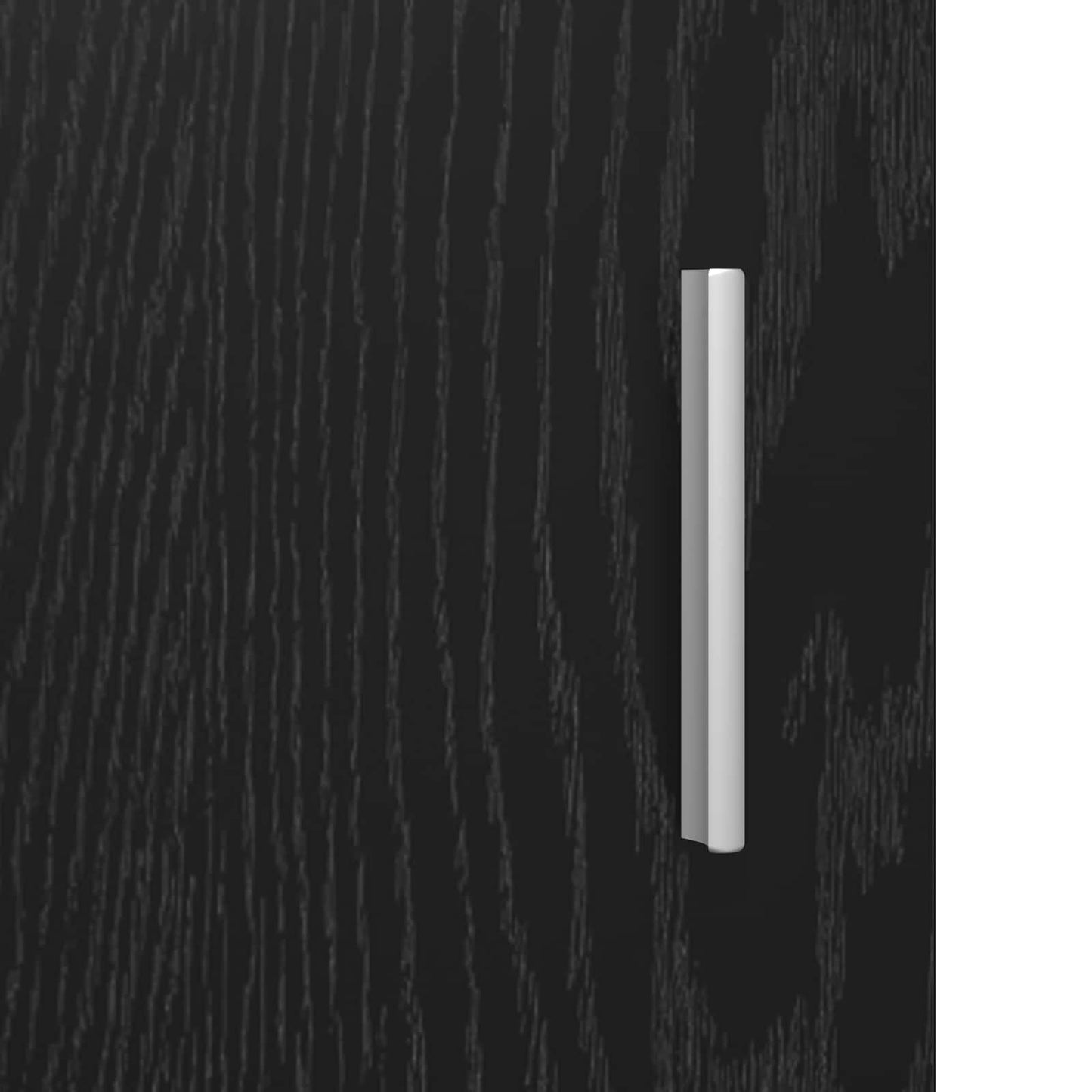 Servírovací Skříň Černý Dub 80 X 40 X 75 Cm Kompozitní Dřevo