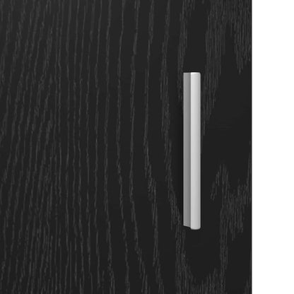 Servírovací Skříň Černý Dub 80 X 40 X 75 Cm Kompozitní Dřevo