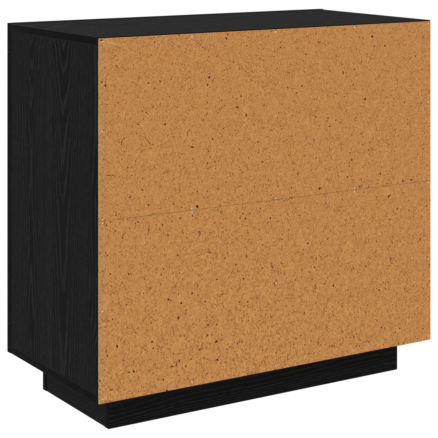 Servírovací Skříň Černý Dub 80 X 40 X 75 Cm Kompozitní Dřevo
