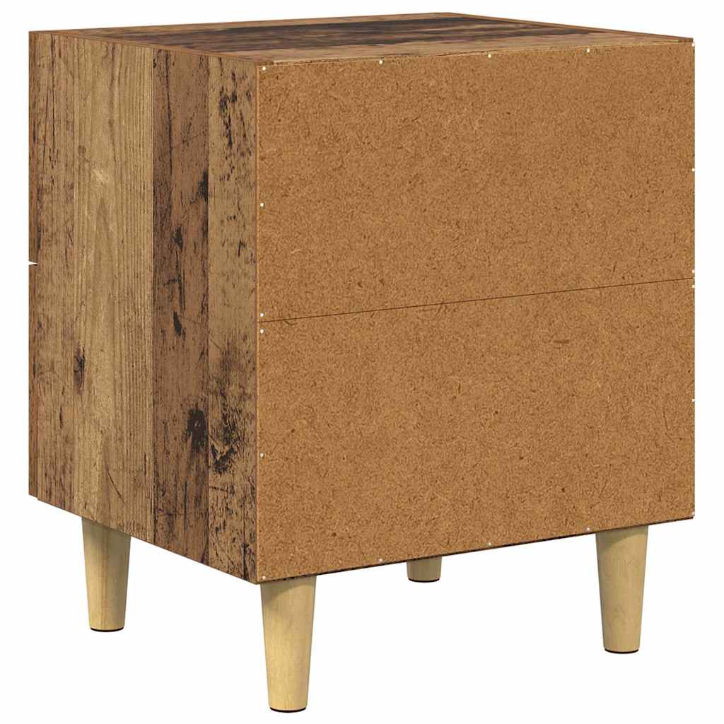 Zásuvka Pod Postel 2 Ks Staré Dřevo 40 X 35 X 47,5 Cm