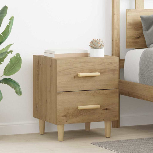 Zásuvka Pod Postel 2 Ks Artisanový Dub 40 X 35 X 47,5 Cm