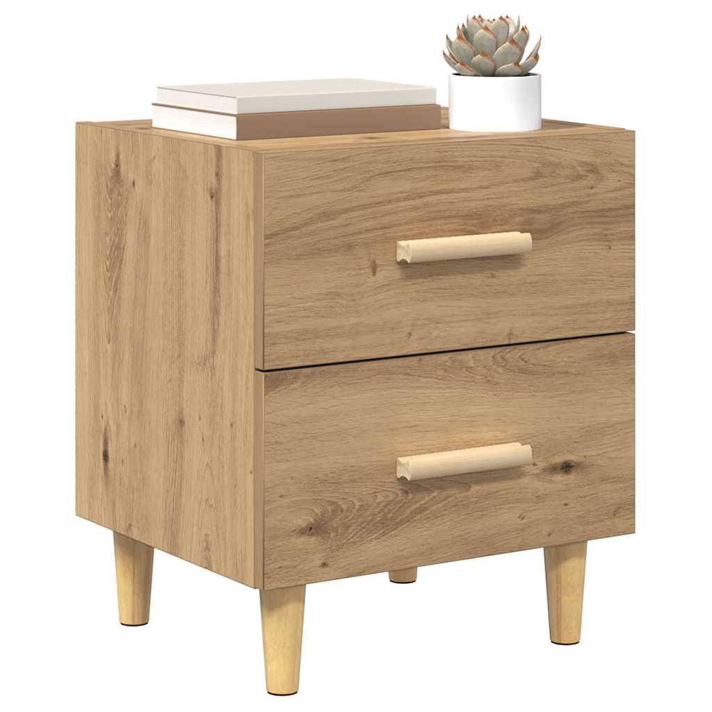 Zásuvka Pod Postel 2 Ks Artisanový Dub 40 X 35 X 47,5 Cm
