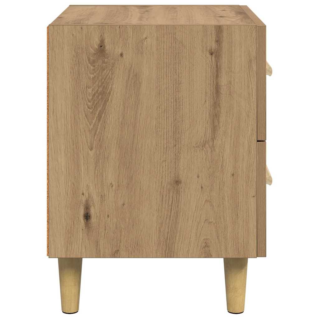Zásuvka Pod Postel 2 Ks Artisanový Dub 40 X 35 X 47,5 Cm
