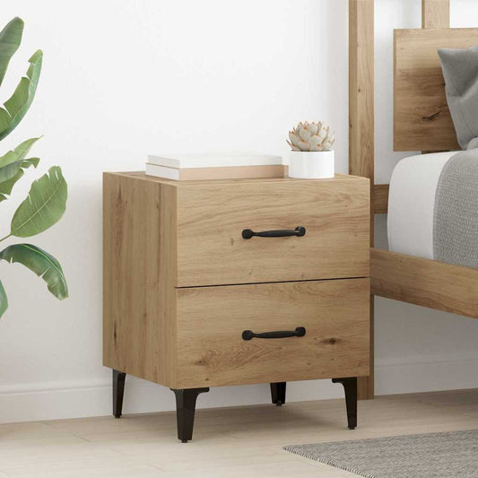 Zásuvka Pod Postel 2 Ks Artisanový Dub 40 X 35 X 47,5 Cm