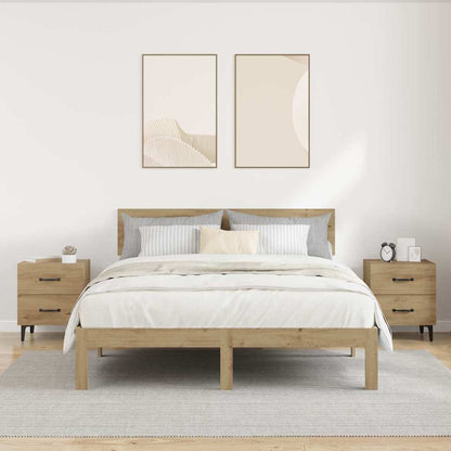 Zásuvka Pod Postel 2 Ks Artisanový Dub 40 X 35 X 47,5 Cm