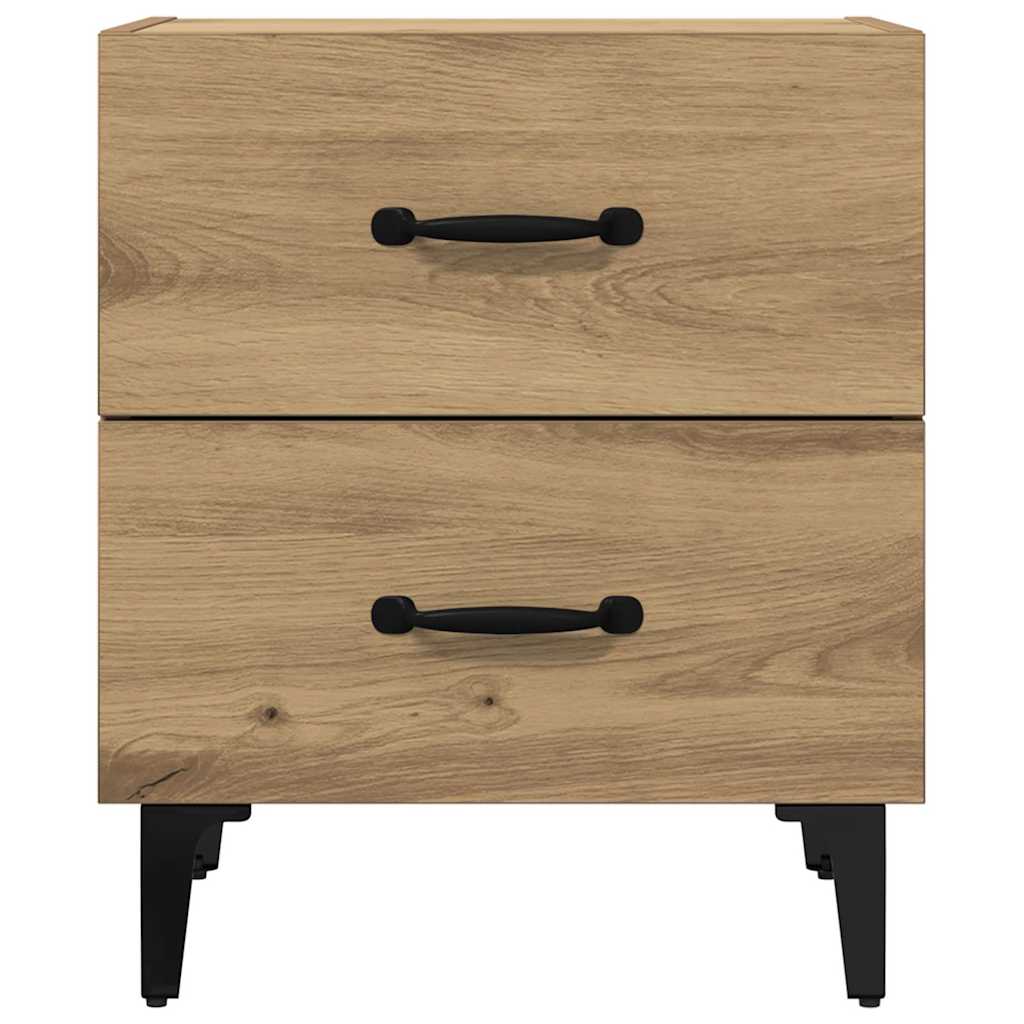 Zásuvka Pod Postel 2 Ks Artisanový Dub 40 X 35 X 47,5 Cm