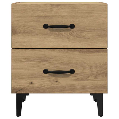 Zásuvka Pod Postel 2 Ks Artisanový Dub 40 X 35 X 47,5 Cm