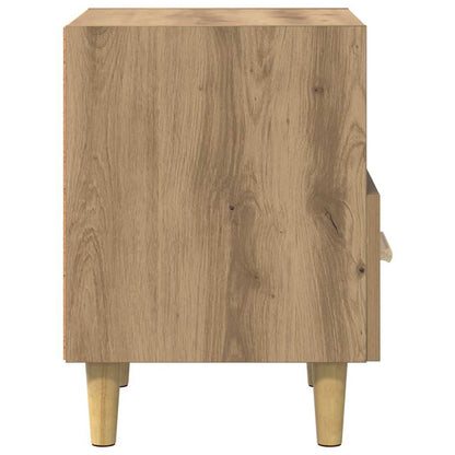 Noční Skříňka Artisanový Dub 40 X 35 X 47 Cm Kompozitní Dřevo