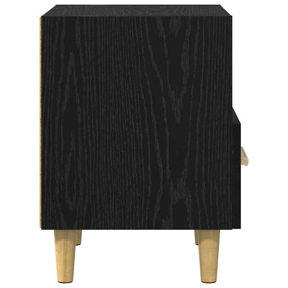 Noční Skříňka Černý Dub 40 X 35 X 47 Cm Kompozitní Dřevo