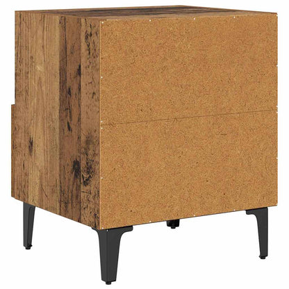 Noční Skříňka 2 Ks Staré Dřevo 40 X 35 X 47,5 Cm