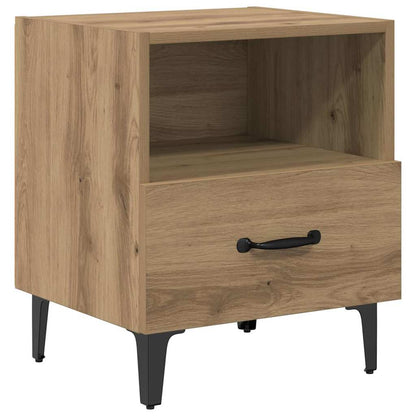 Noční Skříňka Artisanový Dub 40 X 35 X 47,5 Cm Kompozitní Dřevo