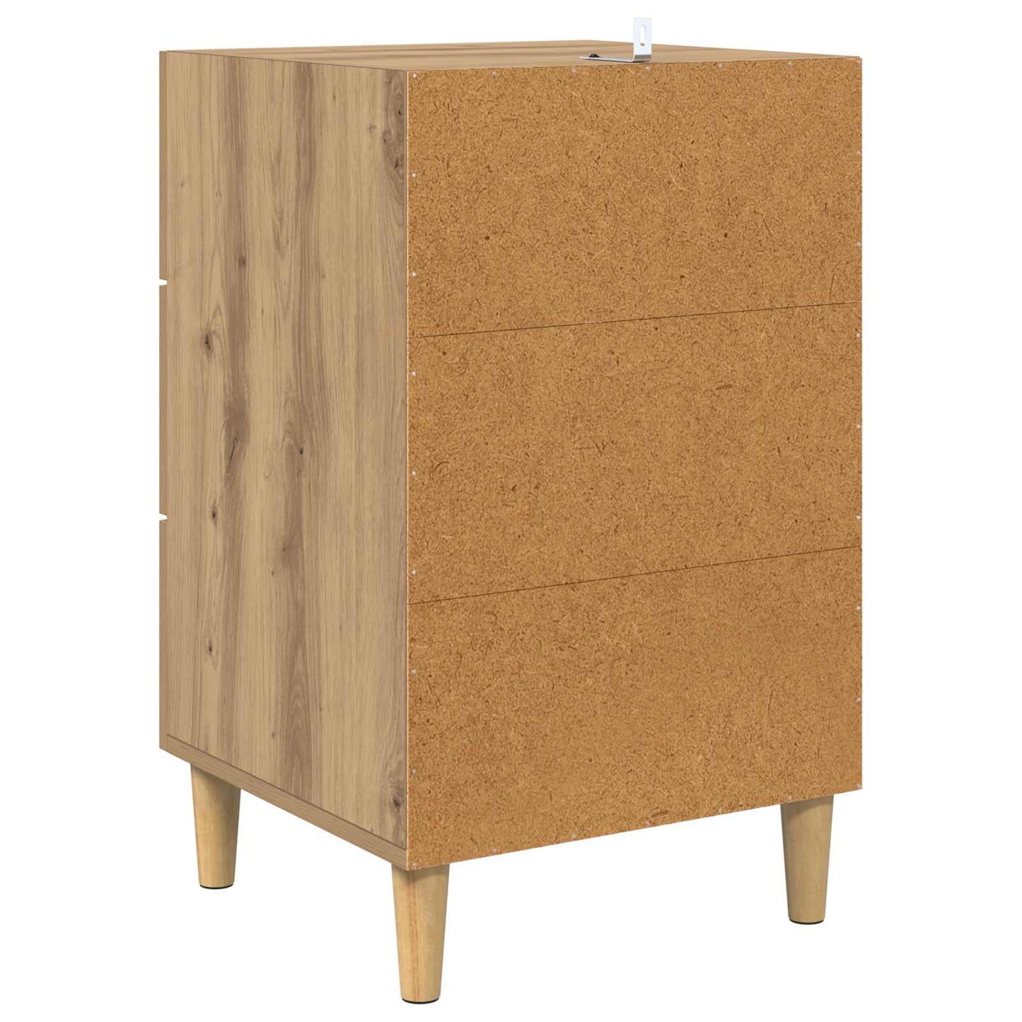 Noční Skříňka Artisanový Dub 40 X 40 X 66 Cm Kompozitní Dřevo