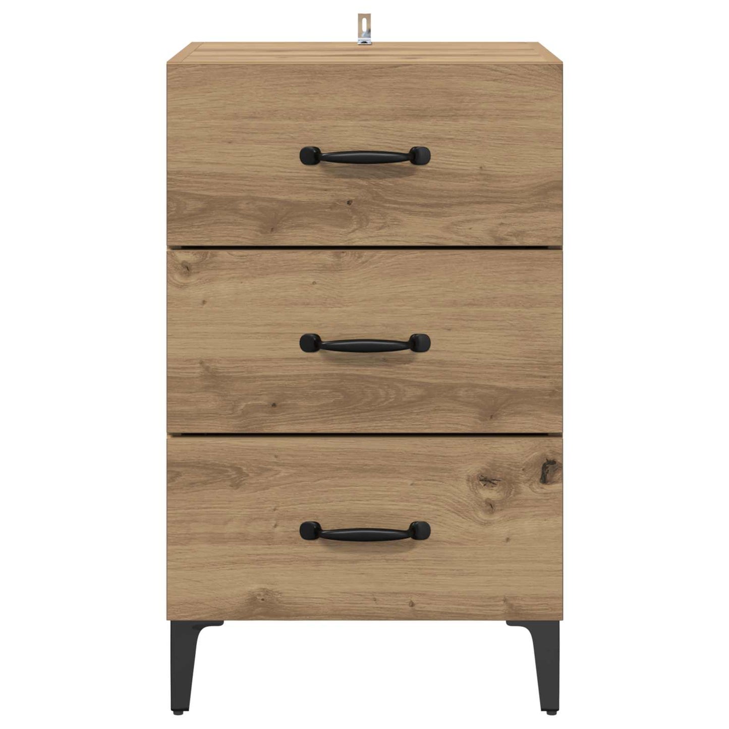 Noční Skříňka Artisanový Dub 40 X 40.5 X 66 Cm Kompozitní Dřevo