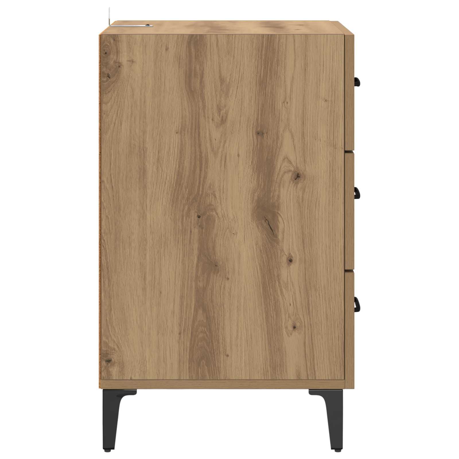 Noční Skříňka Artisanový Dub 40 X 40.5 X 66 Cm Kompozitní Dřevo
