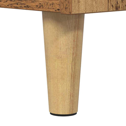Servírovací Skříň Staré Dřevo 70 X 34 X 90 Cm Kompozitní Dřevo