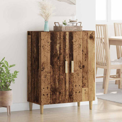 Servírovací Skříň Staré Dřevo 70 X 34 X 90 Cm Kompozitní Dřevo