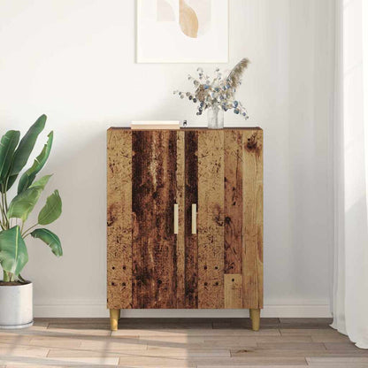 Servírovací Skříň Staré Dřevo 70 X 34 X 90 Cm Kompozitní Dřevo