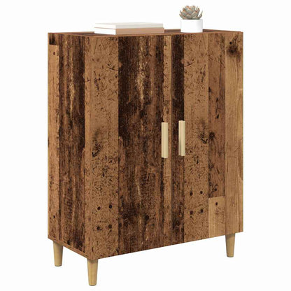 Servírovací Skříň Staré Dřevo 70 X 34 X 90 Cm Kompozitní Dřevo