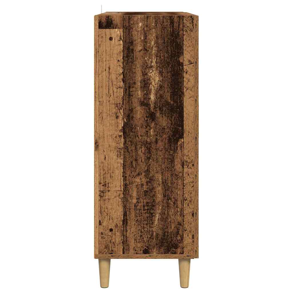 Servírovací Skříň Staré Dřevo 70 X 34 X 90 Cm Kompozitní Dřevo