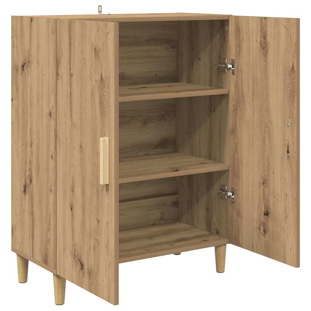 Servírovací Skříň Artisanový Dub 70 X 34 X 90 Cm